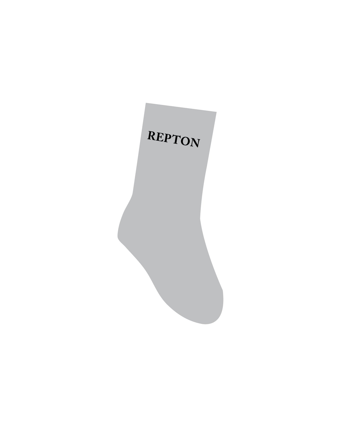 2 PK GREY CREW SOCKS