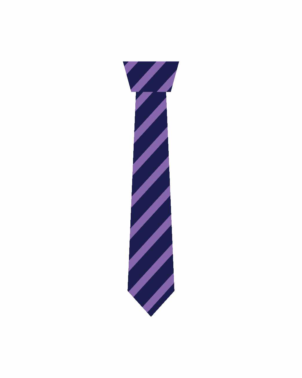 NAVY WITH LILIAC STRIPES TIE-RDXB