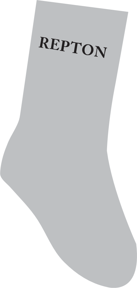 2 PK GREY CREW SOCKS