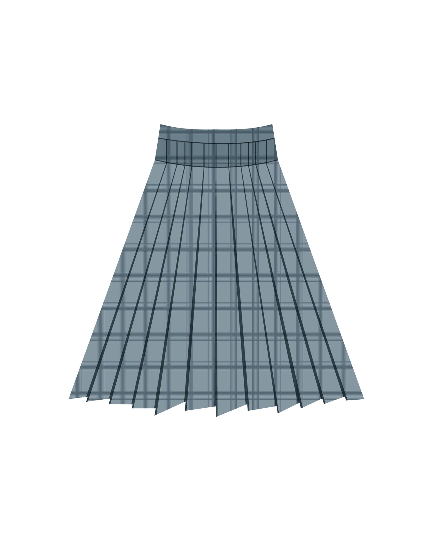 KILT SKIRT-LONG