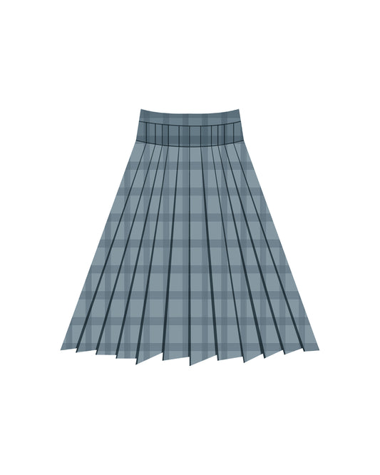 KILT SKIRT-LONG