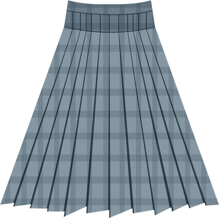 KILT SKIRT-LONG