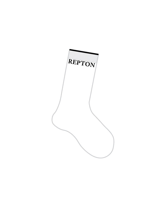 2 PK WHITE CREW SPORTS SOCKS
